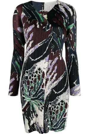 PLEATS PLEASE ISSEY MIYAKE Frosty Forest pleated cardi-coat