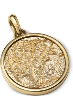 David Yurman 18kt yellow Life and Death Duality amulet (30mm)