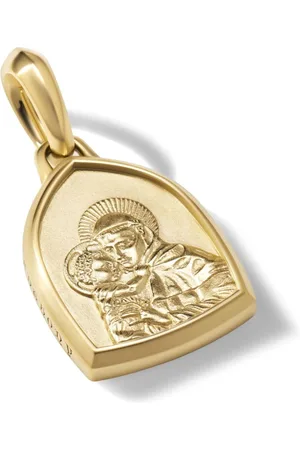 David Yurman 18kt yellow St. Anthony pendant