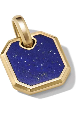 David Yurman 18kt yellow Roman lapis lazuli amulet (15mm)