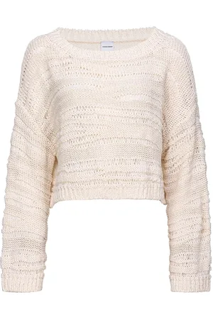 Pinko Boat-neck open-knit jumper