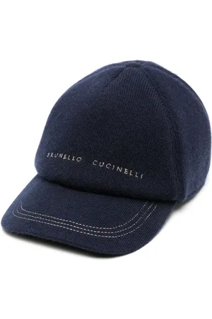 Brunello Cucinelli Logo-embroidered cashmere cap