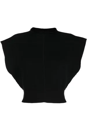 Rick Owens Cap-sleeves cropped top
