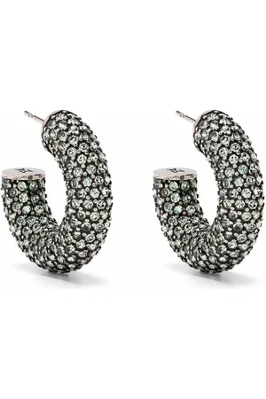 Amina Muaddi Cameron small hoop earrings