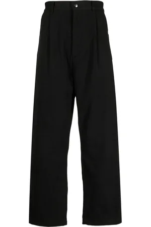 Izzue Pleat-detail straight-leg trousers