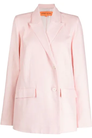 STINE GOYA Steely double-breasted blazer