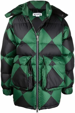 SUNNEI Diamond-print padded gilet