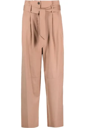 Pinko Belted flannel trousers