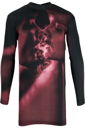Eytys Rhye Ruby Smoke mock-neck dress