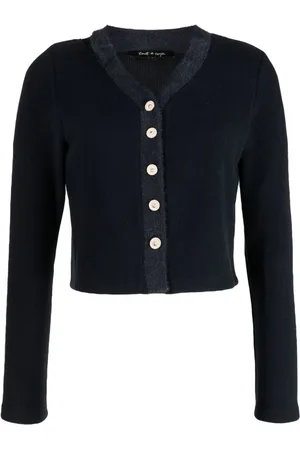 tout a coup Cut-out fine-ribbed cardigan