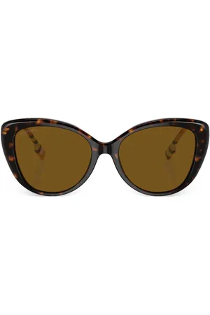 Burberry Vintage-check cat-eye sunglasses