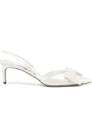 RENE CAOVILLA 65mm bow-detail leather sandals