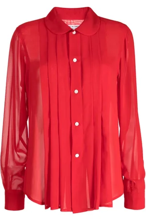 Comme des Garçons Semi-sheer long-sleeve shirt