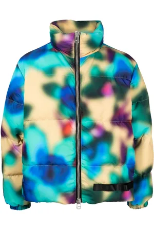 OAMC Abstract-print padded jacket