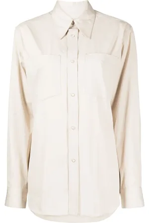 LEMAIRE Pointed-collar press-stud shirt