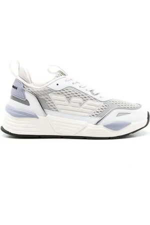 Emporio Armani Logo-plaque low-top sneakers