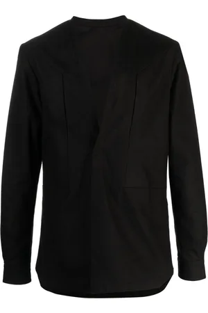 Rick Owens Secret Larry V-neck shirt jacket