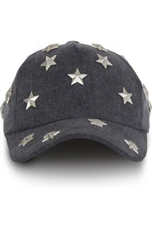 Balmain Star-stud denim cap