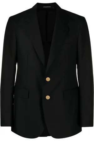 TAGLIATORE Brooch-detail single-breasted blazer