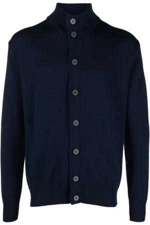 BALLANTYNE High-neck wool cardigan