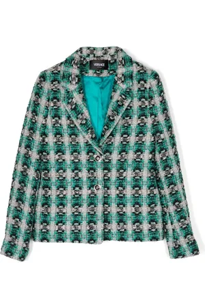 VERSACE Tweed single-breasted blazer