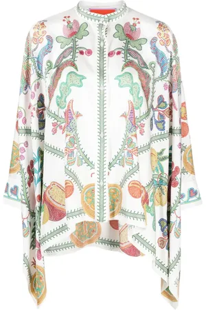 La DoubleJ Grenadilla-print silk shirt