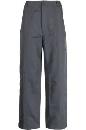Off-Duty Logo-embroidered straight-leg trousers