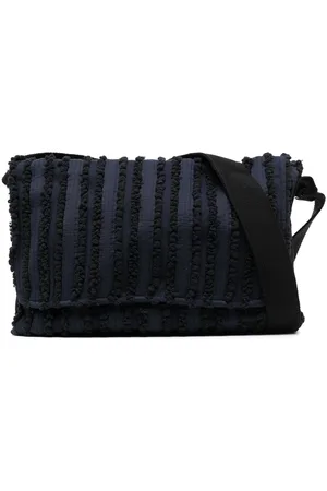 Off-Duty Foldover two-tone shoulder bag