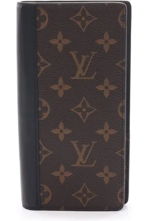 Louis Vuitton Brazza Wallet Monogram Macassar Brown/Purple in