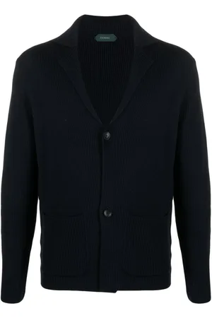 ZANONE Notched-lapels virgin-wool blazer