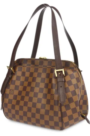 Louis Vuitton 2001 Pre-owned Damier Ebene Sac Plat Handbag - Brown
