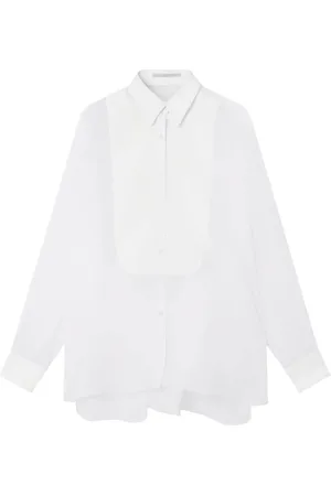 Stella McCartney S-Wave button-up silk shirt