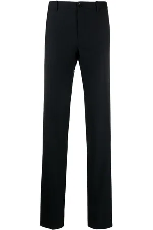 Incotex Twill-weave virgin-wool tailored trousers