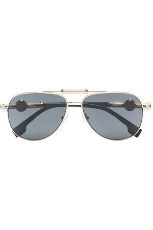 VERSACE Medusa Head pilot-frame sunglasses
