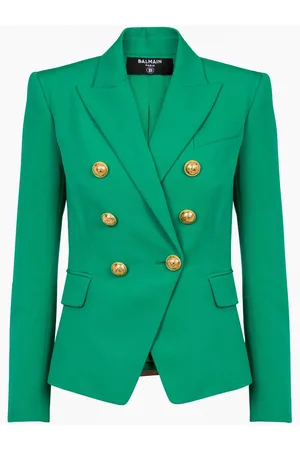 Balmain 6-Button double-breasted wool blazer