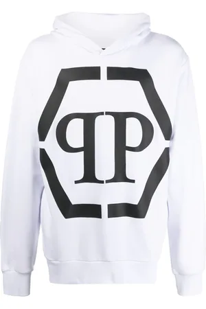 Philipp Plein Logo-print long-sleeve hoodie
