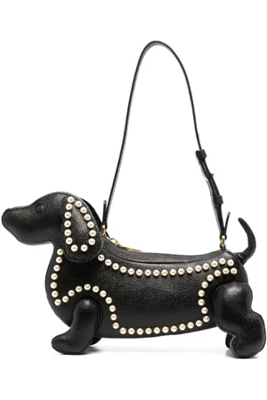 Thom Browne Hector leather shoulder bag