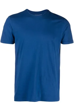 Majestic Crew-neck organic cotton blend T-shirt