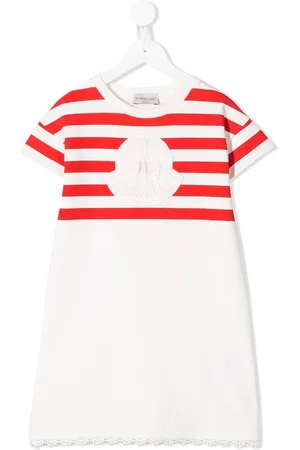 Moncler Logo striped T-shirt dress