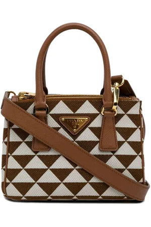 Prada Mini Saffiano Bauletto Bag - Handbags - PRA278602, The RealReal
