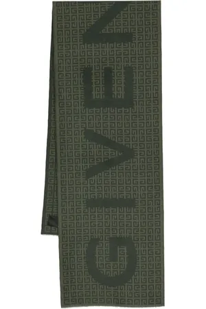 Givenchy 4G-monogram print wool-blend scarf
