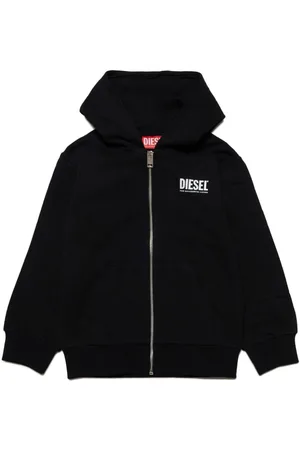 Diesel Logo-print zip-up hoodie