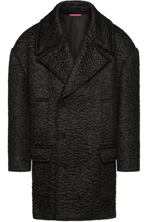 VALENTINO GARAVANI Double-breasted bouclé wool coat