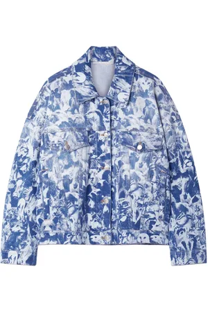 Stella McCartney Animal Forest-print denim jacket