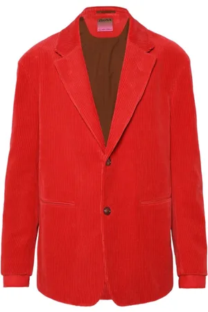 Ermenegildo Zegna Single-breasted corduroy blazer