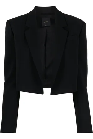 Pinko Notched-lapels cropped blazer
