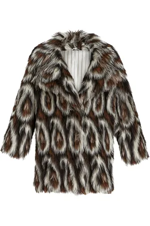 Etro Paisley-jacquard brushed coat