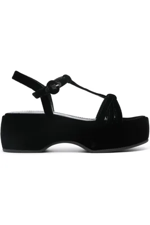 Nicole Saldanã Lily 60mm velvet-effect sandals