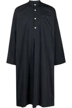Birkenstock X Tekla mandarin-collar organic cotton shirt