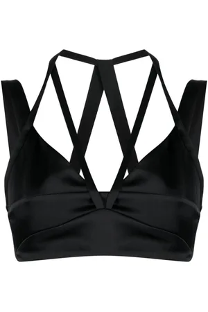 REV Strap-detail sleeveless cropped top